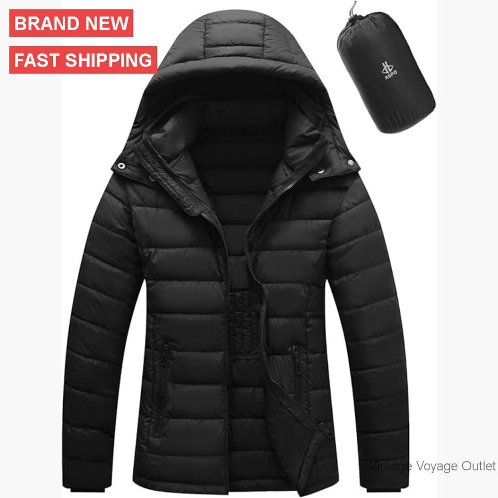 Packable Puffer Jacket Lightweight Waterproof Win… - image 1
